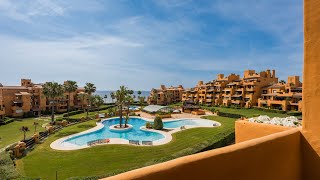 Frontline Beach Renovated Apartment in Los Granados del Mar Estepona [upl. by Dlorrej]