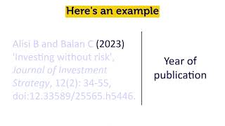 RMIT Harvard Referencing journal articles [upl. by Hyacinthie]