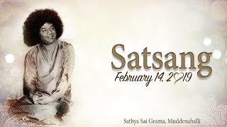 Divine Satsang Live from Muddenahalli  14 February 2019 [upl. by Aneral]