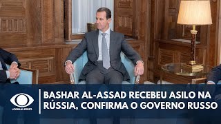 Bashar alAssad recebeu asilo humanitário na Rússia confirma o governo russo  Band em Alta [upl. by Hale762]