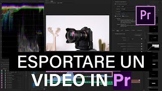 ESPORTARE UN VIDEO IN PREMIERE PRO  TUTORIAL YOUTUBE [upl. by Nonnaihr]