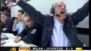 Direttastadio 7Gold  ZULIANI vs CRUDELI Milan 1  1 Juve [upl. by Akinimod]