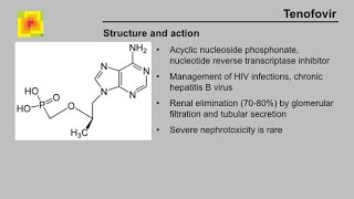 Pharmacology of Tenofovir  Clinical uses Mechanism of action Absorption Side effects [upl. by Kahle]