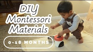 DIY Montessori Baby Materials — 018 Months [upl. by Cale]