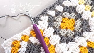 Crochet Granny Square  ABSOLUTE BEGINNER [upl. by Landre980]