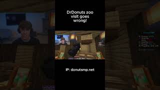 DrDonutts zoo visit goes wrong donutsmp minecraft minecraftsmp drdonut cpvp fyp viral [upl. by Ahsek]