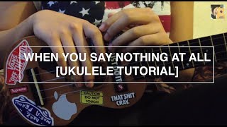 When you say nothing at all  Alison Krauss Ukulele Tutorial [upl. by Tita]