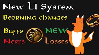 Lotro New LI System All Beorning Changes  BuffsNerfsNewLosses [upl. by Hollinger531]