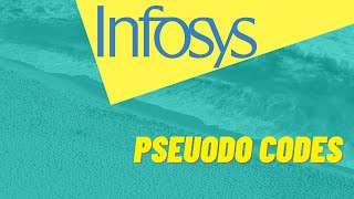 Infosys Pseudo Codes  2023 Hiring [upl. by Ellerd]