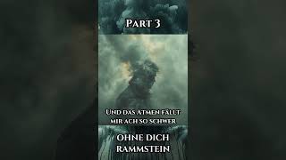 Ohne Dich  Rammstein  visualized lyrics Part 36 shorts [upl. by Naeruat180]