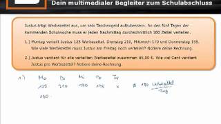 Zentrale Abschlussprüfung Mathe ZP 10 NRW Hauptschule 2009 11a [upl. by Gies291]