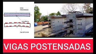 Cómo se construye una VIGA POSTENSADAproceso constructivo [upl. by Eidroj939]