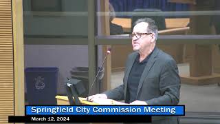 City Commission Meeting March 12 2024 [upl. by Haimehen]