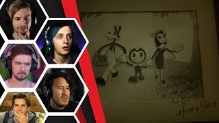 Lets Players Reaction To The After Credits Teaser  Bendy And The Ink Machine Chapter 5 [upl. by Ecirtnahs846]