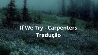 If We Try  Carpenters Tradução [upl. by Atthia]