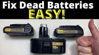 SECRET to Fix Drill Batteries that Wont Charge [upl. by Annodam252]