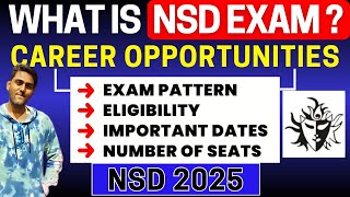 All About NSD Admission 2025  Eligibility amp Pattern Application Dates Syllabus Admit Card [upl. by Asor]