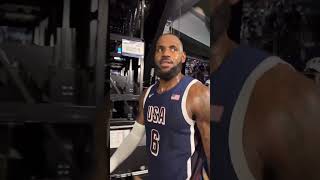 Lebron James after the game  USA vs South Sundan [upl. by Boyt]