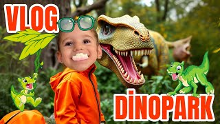 EVA DİNOPARKTA  Dünyanın En Büyük Dinozor Parkı Antalya Dinopark Vlog [upl. by Susan]