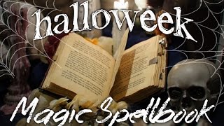 How to Make a Magic Spellbook Corded BindingSewn in Headtail BandsPleather Bound Halloweek [upl. by Jack608]