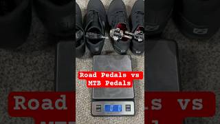 Which is Better on a Road Bike Road Pedals vs MTB Pedals cyclinggear cycling bikelife [upl. by Blanca]