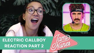 Pop Singer Reacts to Electric Callboy pt 2  Everytime We Touch Pump It amp Spaceman REACTION [upl. by Pentha]