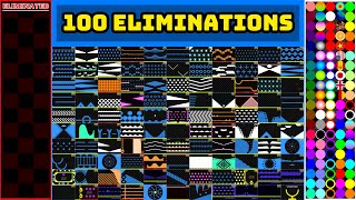 100 Eliminations Marble Race  Marble Race in Unity [upl. by Yleek822]