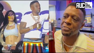 Glorilla Gets Boosie Drunk Makes Him Turn Up At BoosieBash Afterparty [upl. by Yleme]