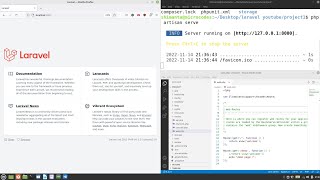 Setup Laravel 🔨 in Linux 🐧 [upl. by Luapnhoj]