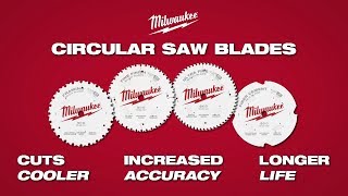 Milwaukee® Circular Saw Blades [upl. by Orpheus]