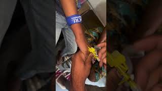 How To Insert IV Cannula IV Cannulation technique IV Cannula Insertion youtubeshorts ytshorts [upl. by Ambrogio]