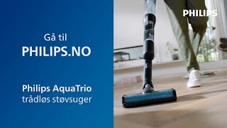 nPhilips AquaTrio  3in1 trådløs støvsuger og mopp med høy hastighet [upl. by Sixele]