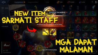 SARMATI STAFF LHAT NG DAPAT MALAMAN  MIR4 AFTER MAINTENANCE [upl. by Rohclem351]