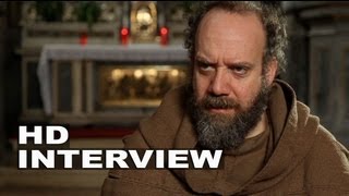 Romeo and Juliet Paul Giamatti quotFriar Laurencequot On Set Movie Interview  ScreenSlam [upl. by Daggett]