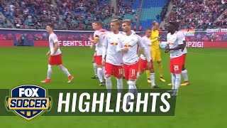 RB Leipzig vs Eintracht Frankfurt  201718 Bundesliga Highlights [upl. by Lister990]