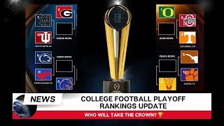 College Football Playoff Rankings Update Who Will Take the Crown 🏆 [upl. by Akener]