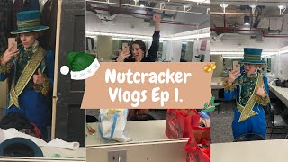 NUTCRACKER vlog Ep 1 REHEARSAL [upl. by Lorie]