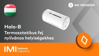 HaloB  Termosztatikus fej nyilvános helyiségekhez [upl. by Spiros]