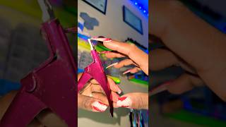 LONG NAILS vs NAIL CLIPPERS nails naildesigns nailart nailstyle mani shorts nailtech red [upl. by Ethbinium]