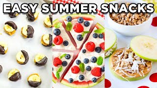 3 Fun Summer Snacks Kids Can Make  Easy Snack Recipes for Kids by MOMables [upl. by Annirak]