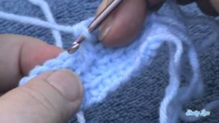 How to Crochet Dropped Dc Stitch [upl. by Em]