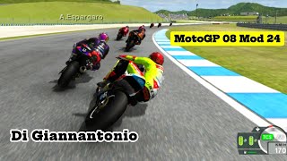 Fabio Digiannantonio MotoGP 08 Mod 24 Gameplay Motegi 2024 Japan GP VR46 Ducati motogp08 motogp24 [upl. by Martsen]