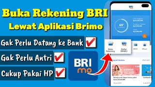 Cara Buka Rekening BRI di Aplikasi Brimo Lengkap‼️  Aplikasi Brimo omzeeztutor [upl. by Pohsib]