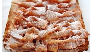 Bugie chiacchiereRICETTA SEMPLICE e VELOCE per CARNEVALE [upl. by Handy588]