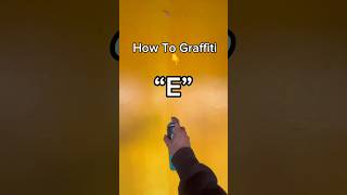 How to Graffiti Letter “E” 👈 graffiti [upl. by Pratte]