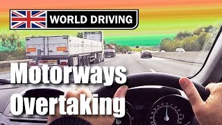 Overtaking on a motorway driving lesson  Motorway tips [upl. by Lyman]