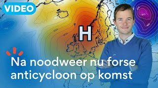 Komende dagen ontwikkelt zich een forse anticycloon boven Europa [upl. by Zetnauq]