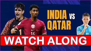 India vs Qatar live  world cup qualifiers Indianfootball indiavsqatar [upl. by Alehcim]