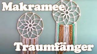 DIY Makramee Traumfänger knüpfen  einfach Schritt für Schritt ✨ [upl. by Orten]