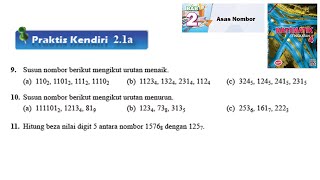 KSSM Matematik Tingkatan 4 Bab 2 praktis kendiri 21a no9no11 Asas Nombor chapter 2 form 4 buku [upl. by Artened]